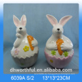 Cutely Keramik Ostern Kaninchen / Hase als Ostern Dekoration
